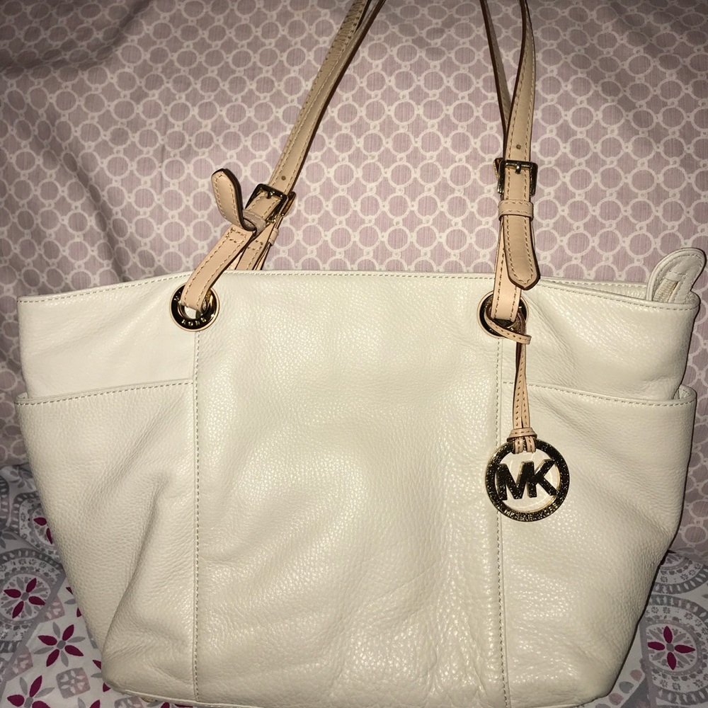 Off white MK tote purse